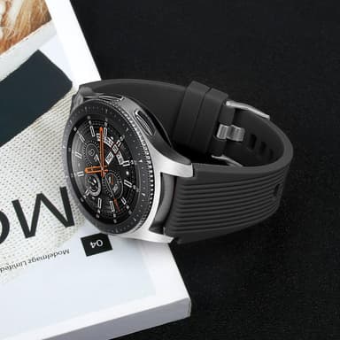 Ranneke Samsung Galaxy Watch 46 mm silikoni musta L