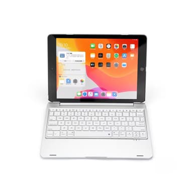 Bluetooth-näppäimistö suojauksella iPad 10,2""/10,5"" hopea