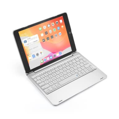 Bluetooth-näppäimistö suojauksella iPad 10,2""/10,5"" hopea
