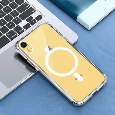 iPhone X/XS matkapuhelimen suojakuori MagSafe-yhteensopiva akryyli läpinäkyvä