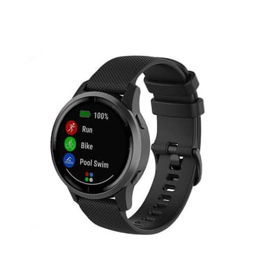Ranneke Garmin VivoActive 3 / Move / Forerunner (20 mm) TPU Musta