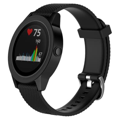 Ranneke Garmin VivoActive 3 / Move / Forerunner (20 mm) TPU Musta