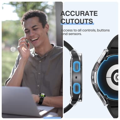Suojakotelo TPU Musta Samsung Galaxy Watch 5 45 mm