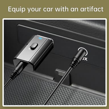 4-in-1 Bluetooth-lähetin/vastaanotin Musta