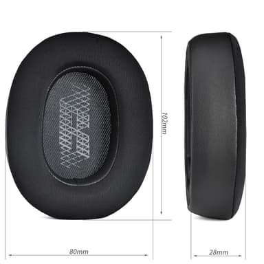 Jäähdytyskorvapehmusteet JBL E65BTNC Duet NC LIVE650 660 BTNC:lle Musta