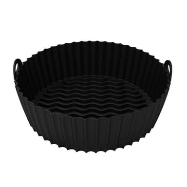 Silikonikulho Air Fryerille Musta 19 cm