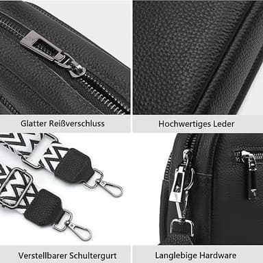 Crossbody Laukku Olkahihnalaukku PU-nahkaa Musta