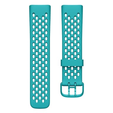 Fitbit Charge 5 ranneke urheilullinen silikoni 3-pakkaus turkoosi / koralli / valkoinen