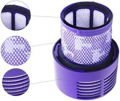 2-komponenttinen pölynimurin suodatin Dyson V10:lle