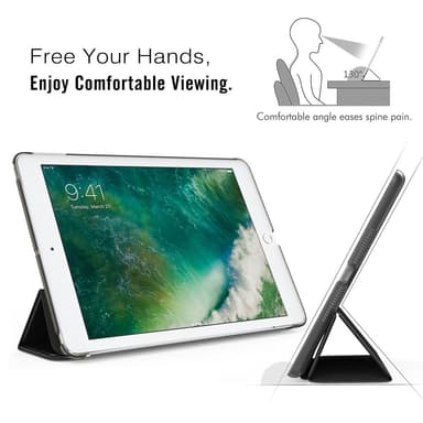 Smart Cover Case iPad Air 1/iPad Air 2/New iPad 9.7"" suojakotelo Musta