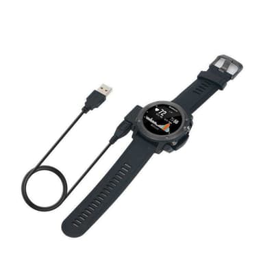 Laturi Garmin Fenix 3 / Fenix 3 HR kelloon Musta