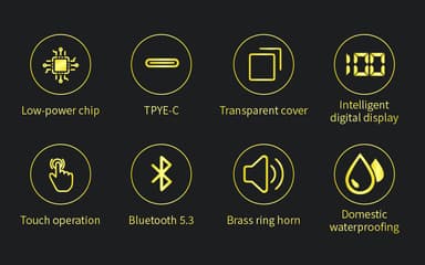 Langattomat kuulokkeet Bluetooth 5.3 Touch TWS Pro-One Valkoinen