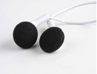 Korvapehmusteet in-ear kuulokkeille 5 paria Musta