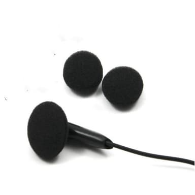 Korvapehmusteet in-ear kuulokkeille 5 paria Musta