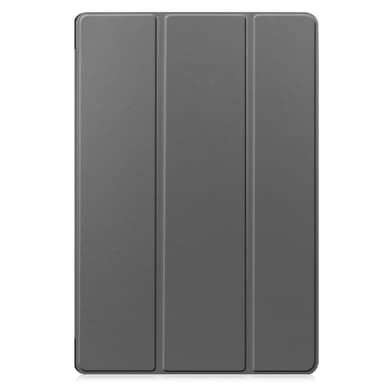 Samsung Galaxy Tab S7 Plus / FE / Lite kolminkertainen kotelo PU-nahkaa / PC:n harmaa