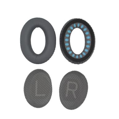 Korvatyynyt Bose QC35 I/II, QC25, QC15, QC 2 AE 2, AE 2i, AE 2w, SoundTrue, SoundLink Tummanharmaa