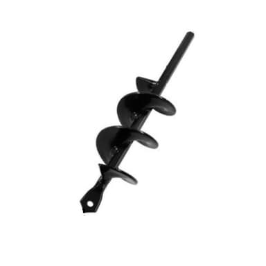 Spiraalipora porakoneeseen 22 cm teräs Musta