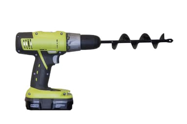 Spiraalipora porakoneeseen 22 cm teräs Musta