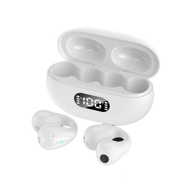 Langattomat avoimet korvakuulokkeet Bluetooth 5.2 Valkoinen