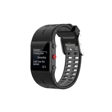 Polar V800 rannekoru silikoni musta/harmaa