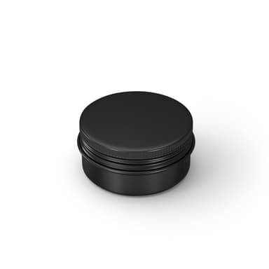 Alumiininen peltipurkki kierrekannella 10 ml 5 kpl Musta