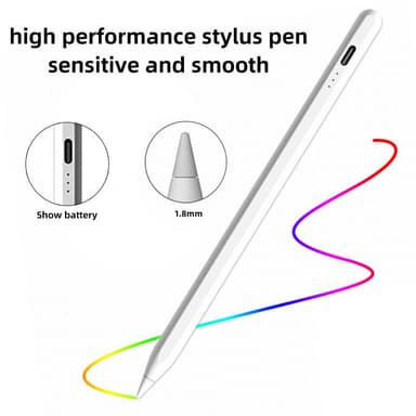 Stylus-kynä USB-C kahdella varakärjellä Valkoinen