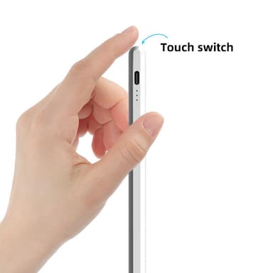 Stylus-kynä USB-C kahdella varakärjellä Valkoinen