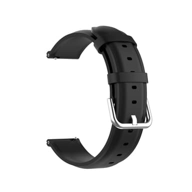 Kellon ranneke aitoa nahkaa Musta 20 mm