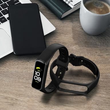 Samsung Galaxy Fit 2 SM-R220 kellorannekoru TPE musta