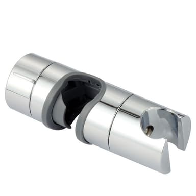 Käsisuihkuteline suihkutankoon säädettävä 18-25 mm ABS hopea