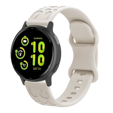 18 mm silikonikellon ranneke Garmin Forerunner 265S, Fossil GEN6, Huawei honor Kulta