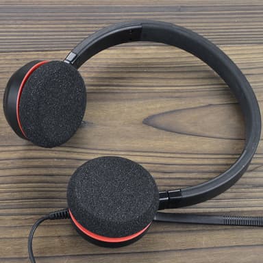 Sienikorvatyynyt Jabra Evolve -sarjalle Jabra Evolve 20, 20SE, 30, 30II, 40, 65 Musta