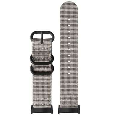 Nylon kellon hihnan vaihto Fitbit Charge 5:lle Harmaa