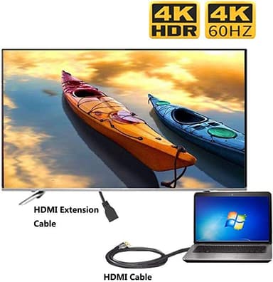 HDMI-kaapeli 4K 60Hz HDMI 2.0 Musta 1 m