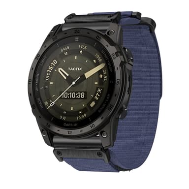 Tarranauhallinen nylon urheiluhihna Garmin wtach Sininen 22 mm