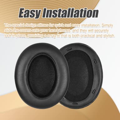 Vaihdettavat kuulokkeet soljella Sony WH-XB910N:lle Musta