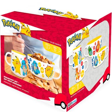 ABYStyle Pokemon muki ja kulho setti (Pikachu & Kanto)