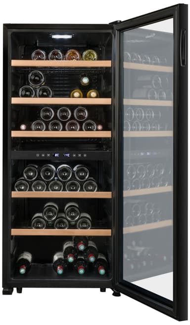 LA SOMMELIÈRE viinikaappi LS102DZBLACK (musta)