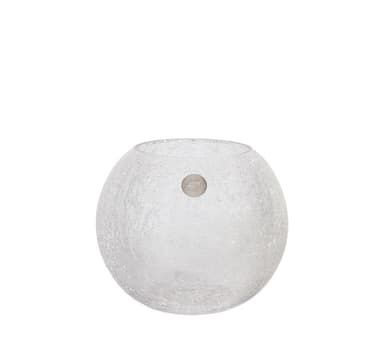 Maljakko CRACK BOWL, D20,5xH16,5cm, söröinen lasi