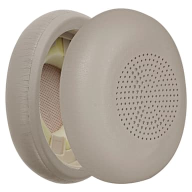 Korvapehmusteet Jabra Elite 45h/Evolve2 65:lle, pehmeälle muistivaahtomuoville ja proteiininahkaisille korvatyynyille Kulta