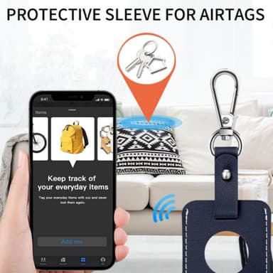 Suojakotelo Airtag Finder Trackerille 2 kpl Harmaa