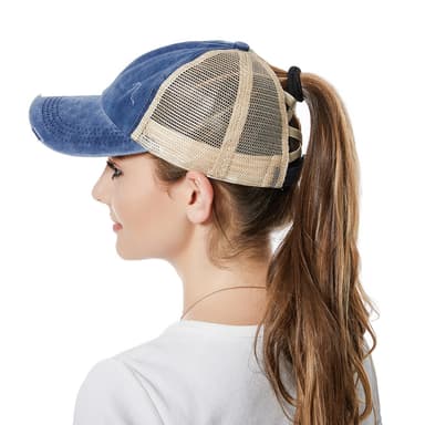 Vintage pesty distressed ulkourheilulakki Sininen