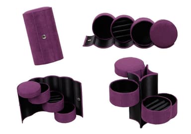 Korulaatikko, 3 laatikkoa - violetti
