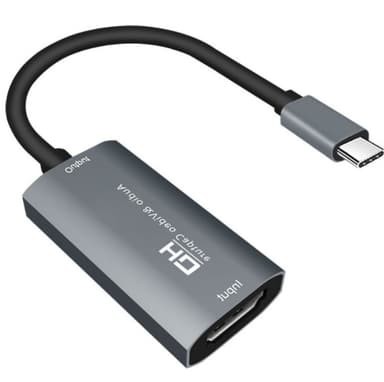 Video Capture Card / USB-C-HDMI-yhteensopiva sovitin