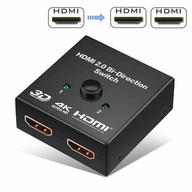 HDMI kaksisuuntainen jakaja/kytkin 2x2