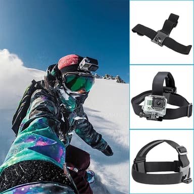 20-in-1 tarvikkeet GoPro Hero 8/9, DJI:lle Musta
