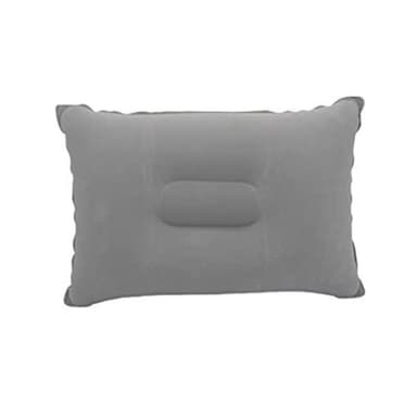 Puhallettava tyyny pehmo/PVC harmaata