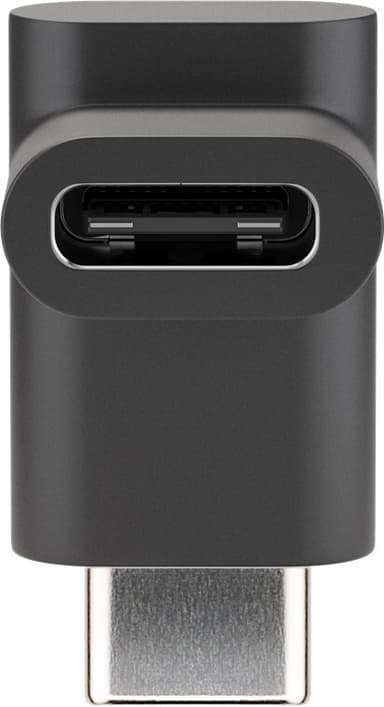 USB-Câ„¢-USB-Câ„¢-sovitin, 90°, musta