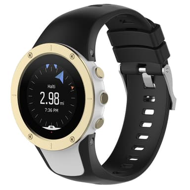 Suunto Spartan Trainer Wrist HR kellon ranneke silikonia Musta