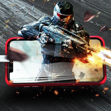 Magneettikuori, kaksipuolinen karkaistu lasi - iPhone 11 Pro - punainen